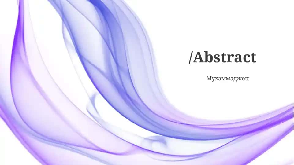 Abstraktsiya