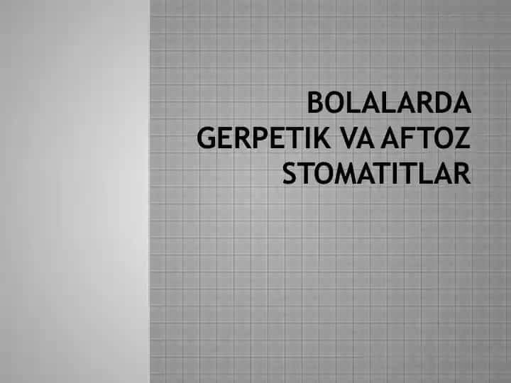 Stomatit