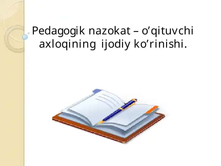 Pedagogik nazokat