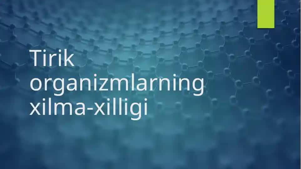 Tirikorganizmlarning xilma-xilligi
