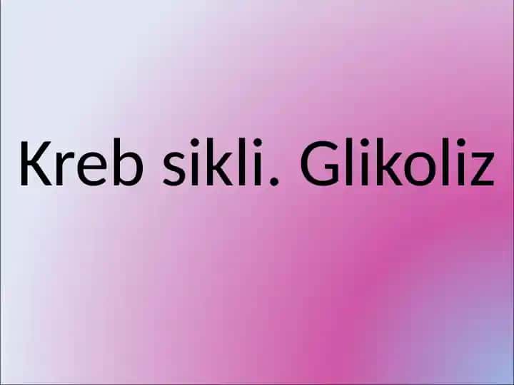 Krebs sikli