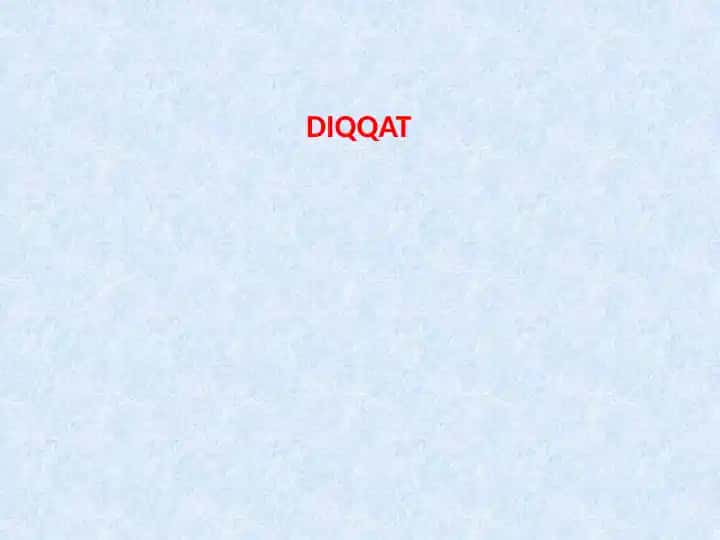 Diqqatning nerv-fiziologik asoslari