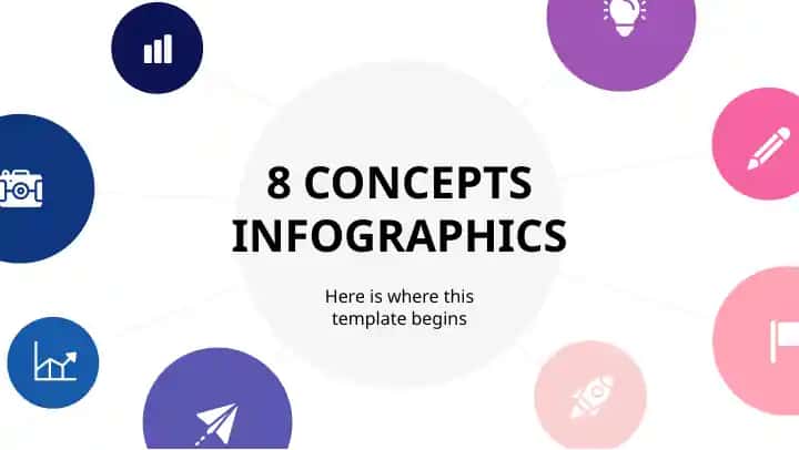 8 Concepts Infographics: Planets