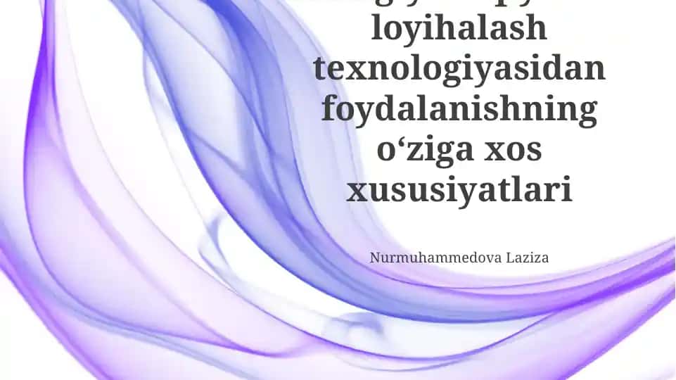 Biologik Ma'lumotlarni Tahlil Qilishda Dizayn Texnologiyasidan foydalanishning o'ziga xos xususiyatlari