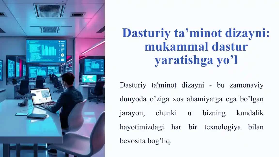 Dasturiy ta'minot dizayni