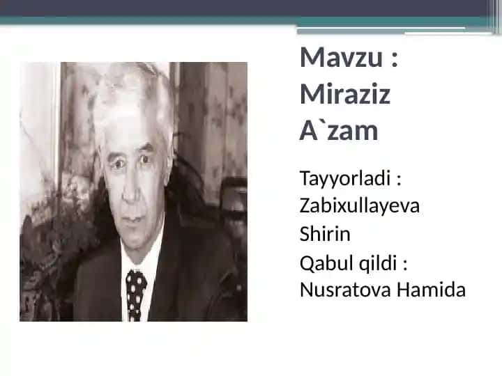 Miraziz A'zam