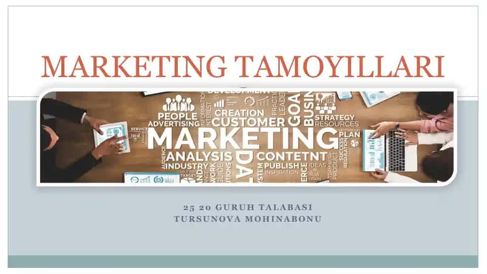MARKETING TAMOYILLARI