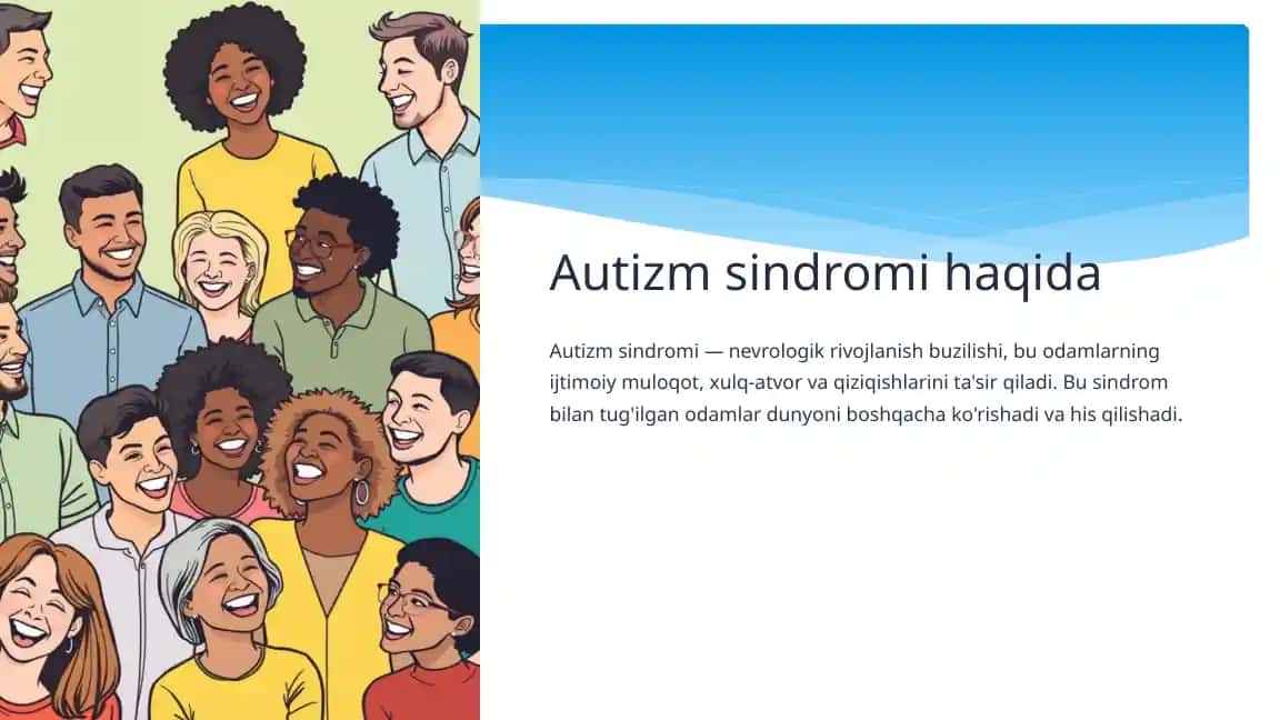 Autizm sindromi haqida