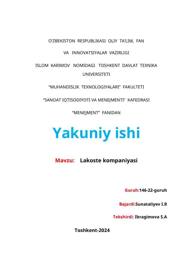 Lacoste kompaniyasi