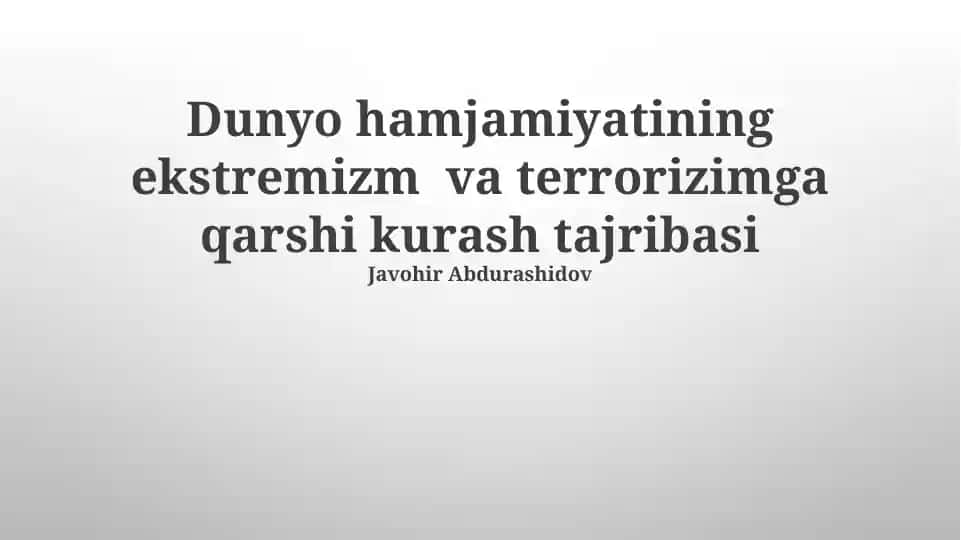 Ekstremizm va terrorizmni aniqlash turli talqinlar va kontekstlar tufayli qiyin