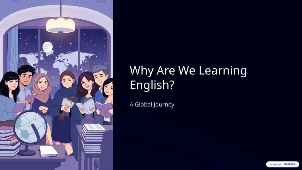 Why Are We Learning English?