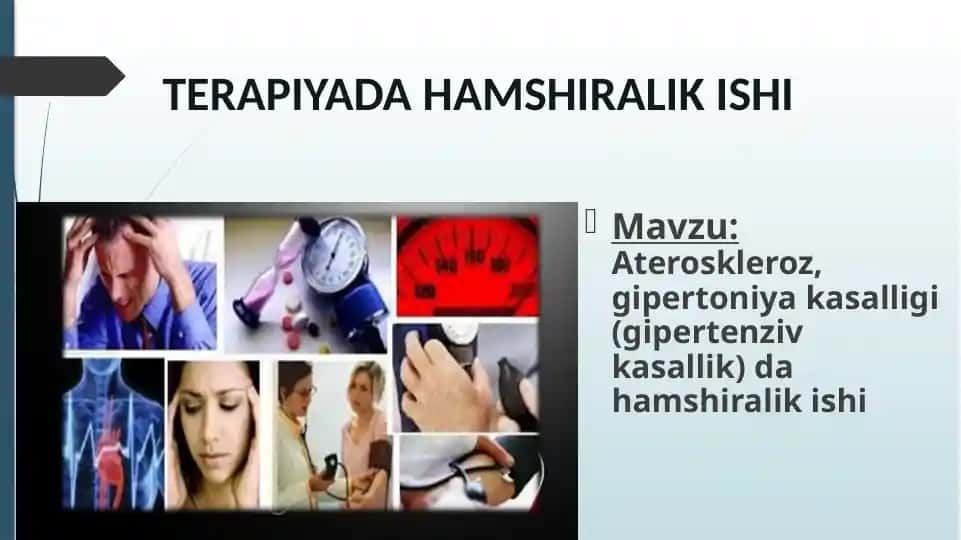 TERAPIYADA HAMSHIRALIK ISHI