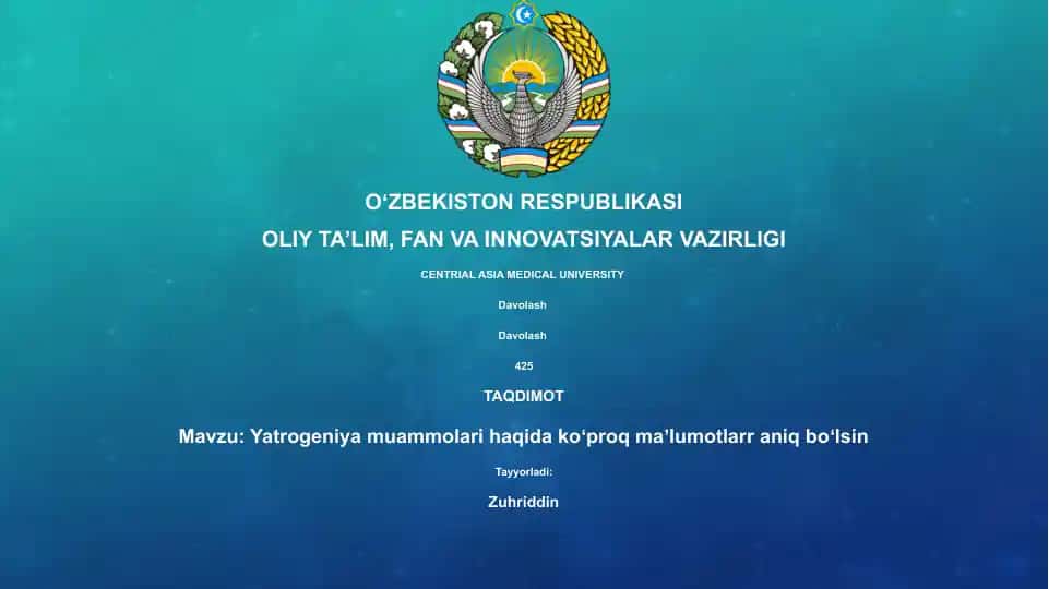 Iatrogeniya: Ta'rif va qamrov