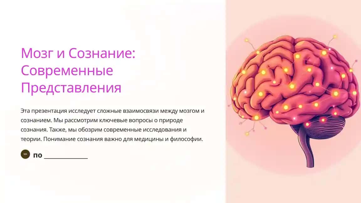 Мозг и Сознание: Современные Представления