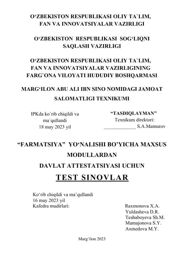 Farmatsevtik modullar