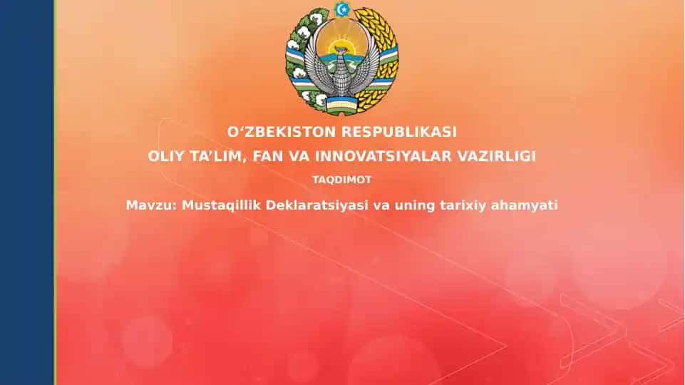 Mustaqillik Deklaratsiyasi