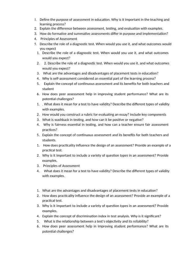 Assessment in Education