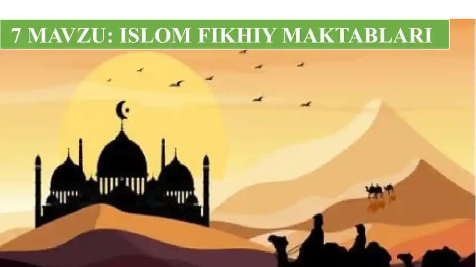Islom Fiqhiy Maktablari