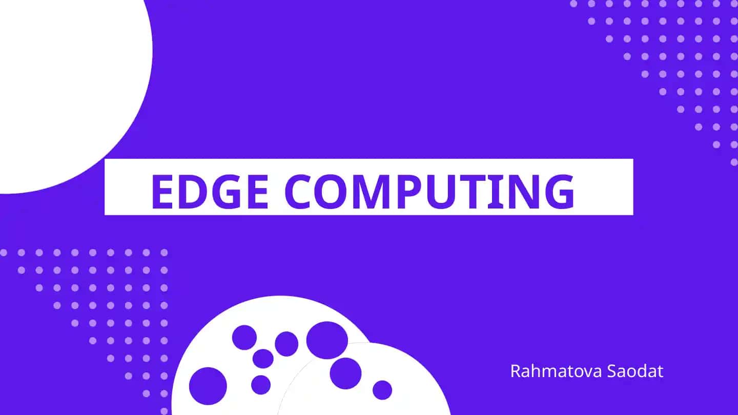 Edge Computing