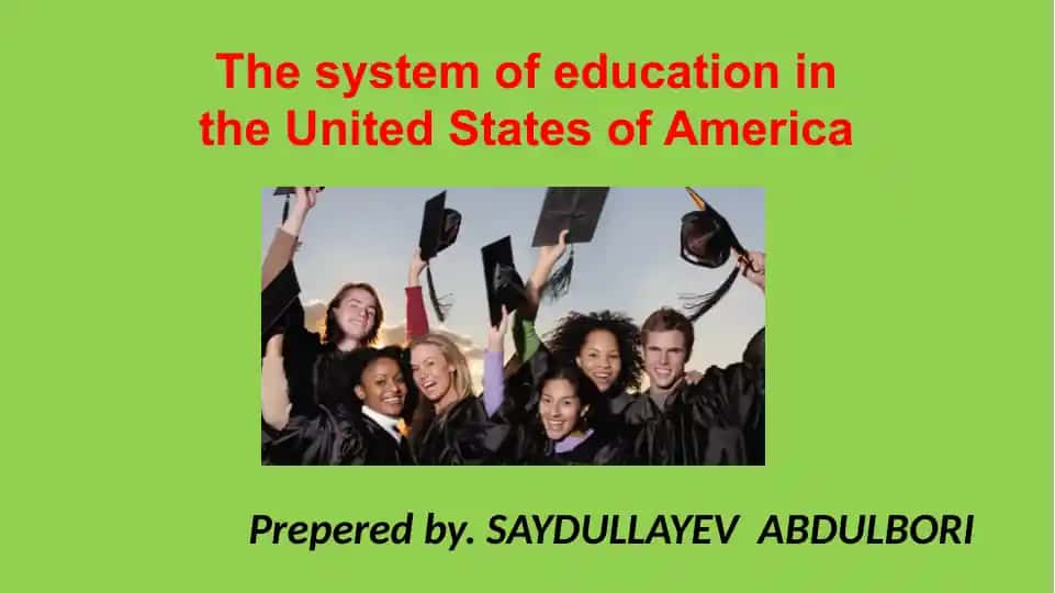 Education in the USA