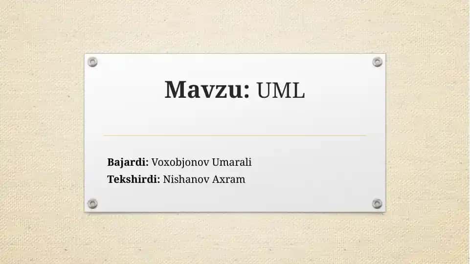 UML