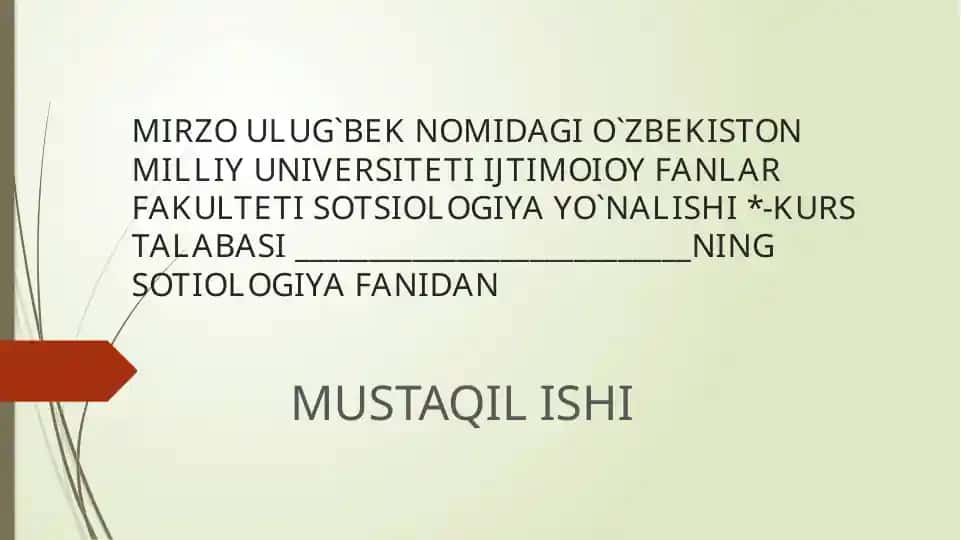 QIRG`IZISTON DAVLATIDA SOTSIOLOGIYA FANINING RIVOJLANISH BOSHQICHLARI