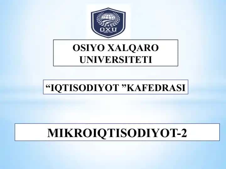 Monopol sharoitda narx belgilash va monopol hokimiyat ko`rsatkichi