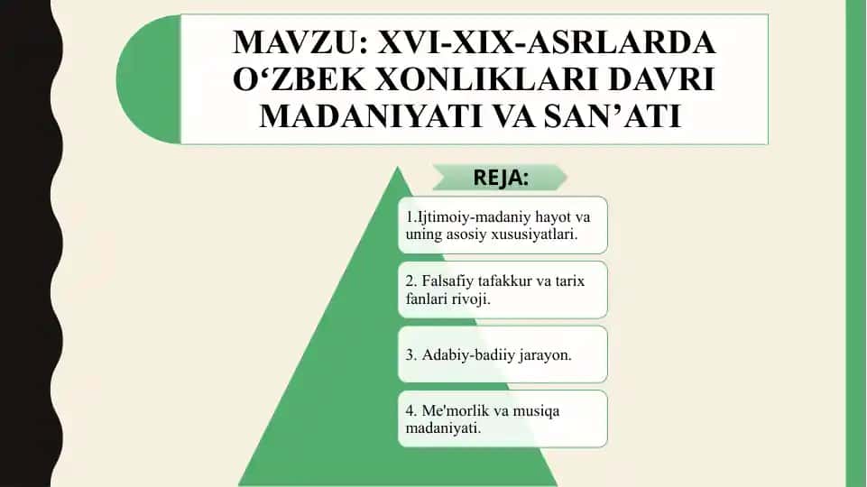 Dehqonchilikning rivojlanishi va vazifalari