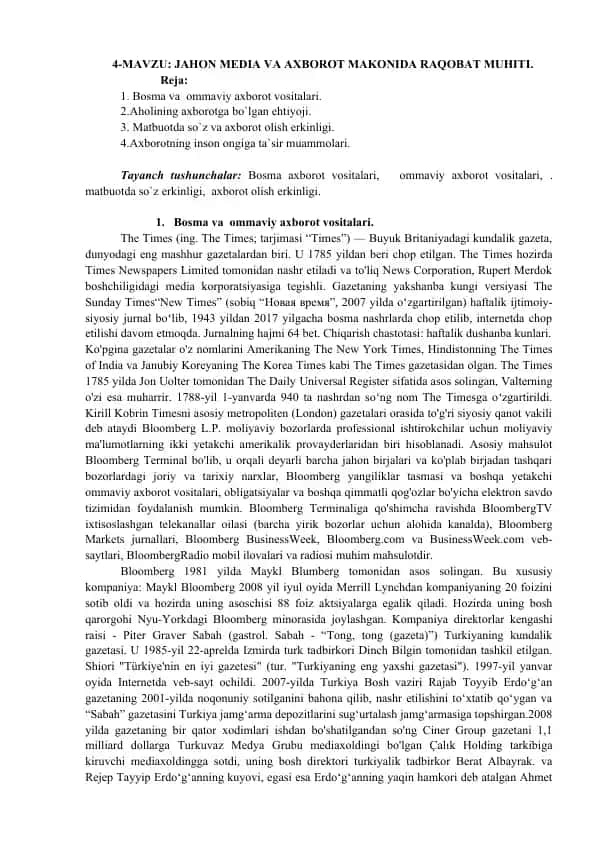 The Times gazetasi