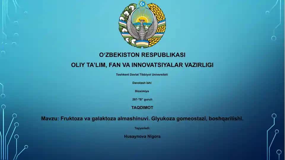 Davolash ishi