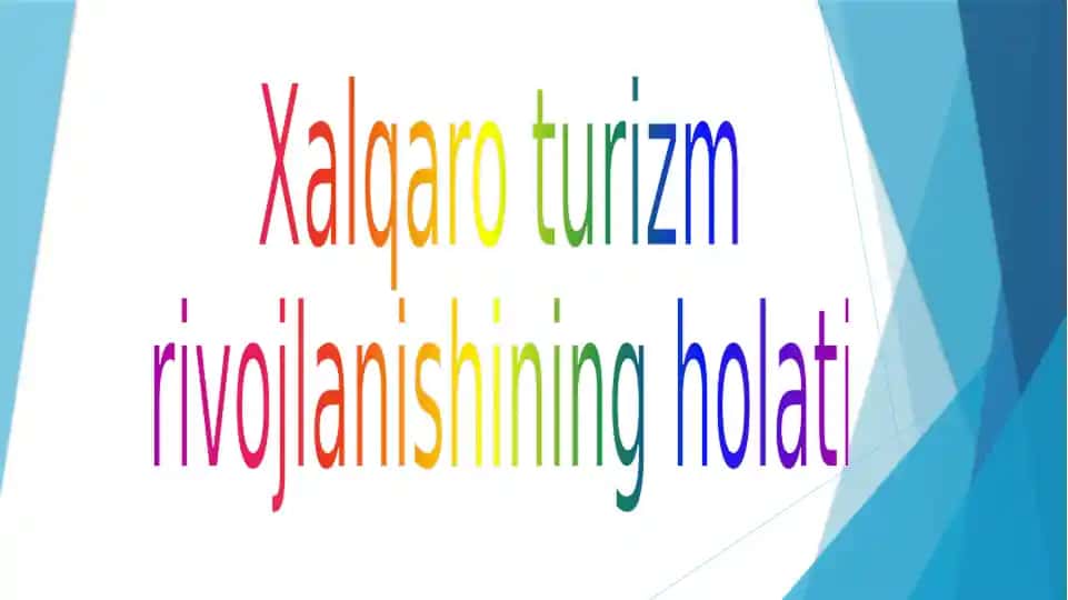 Xalqaro turizm