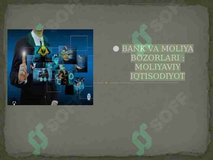 Bank va moliya