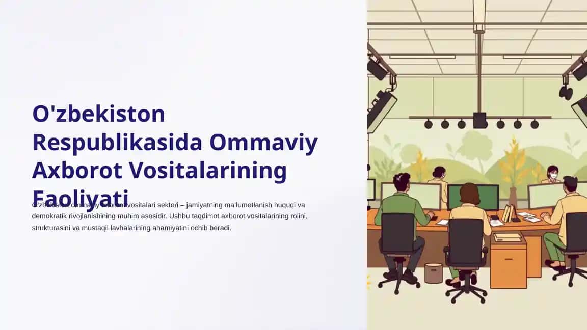 Ommaviy Axborot Vositalari