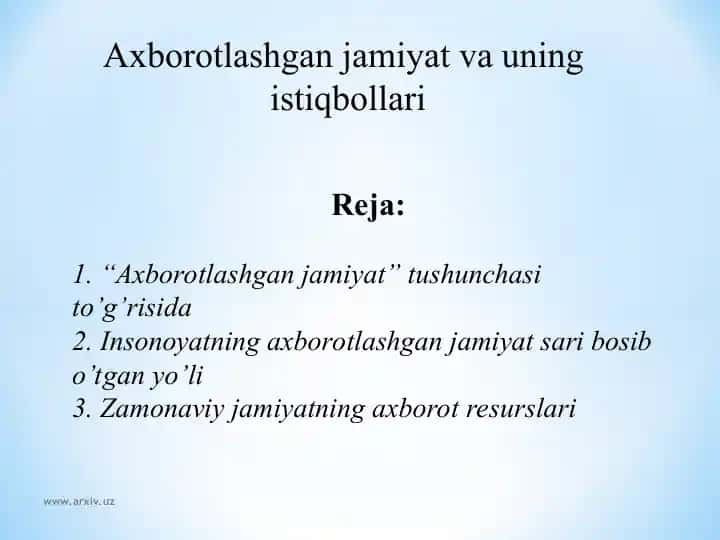 Ijtimoiy informatika fanining ajralib chiqishi