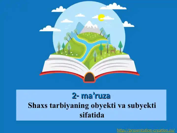 Shaxs tarbiyasi