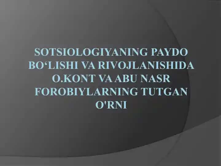 Sociologiya