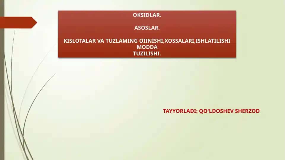 Oksidlar