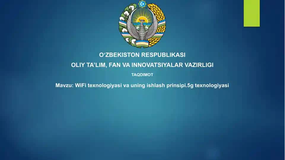 Wi-Fi texnologiyasi
