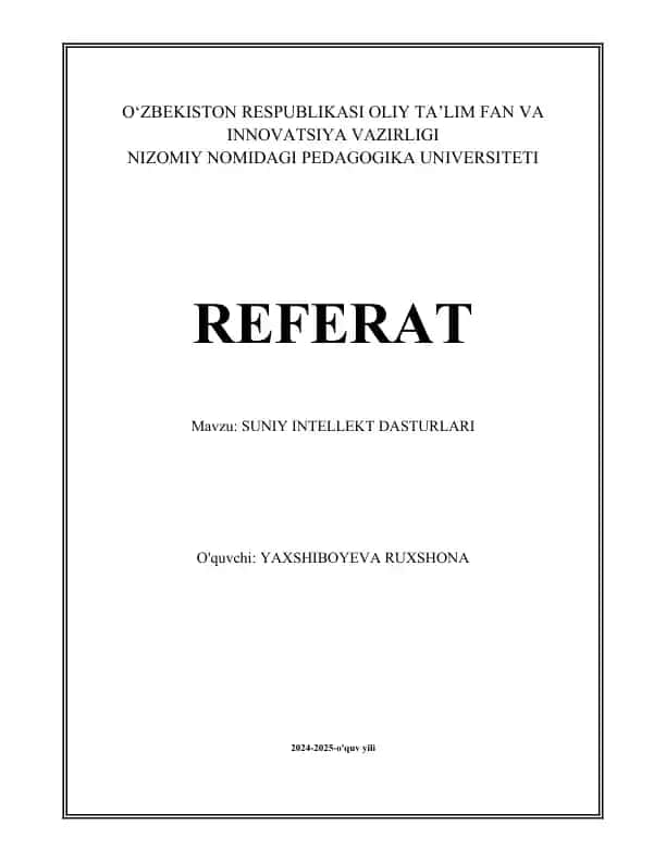 Sun'iy intellekt dorilar tarixi