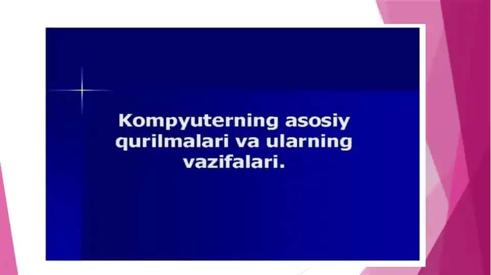 Kompyuter qurilmalari