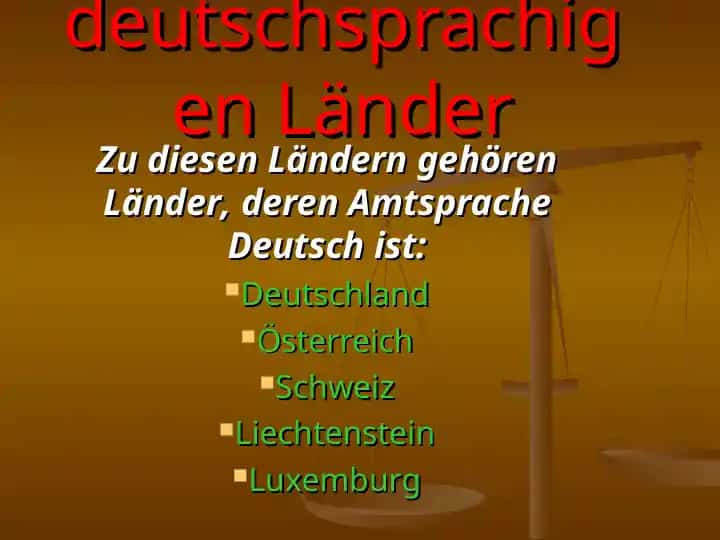 Die deutschsprachigen Länder