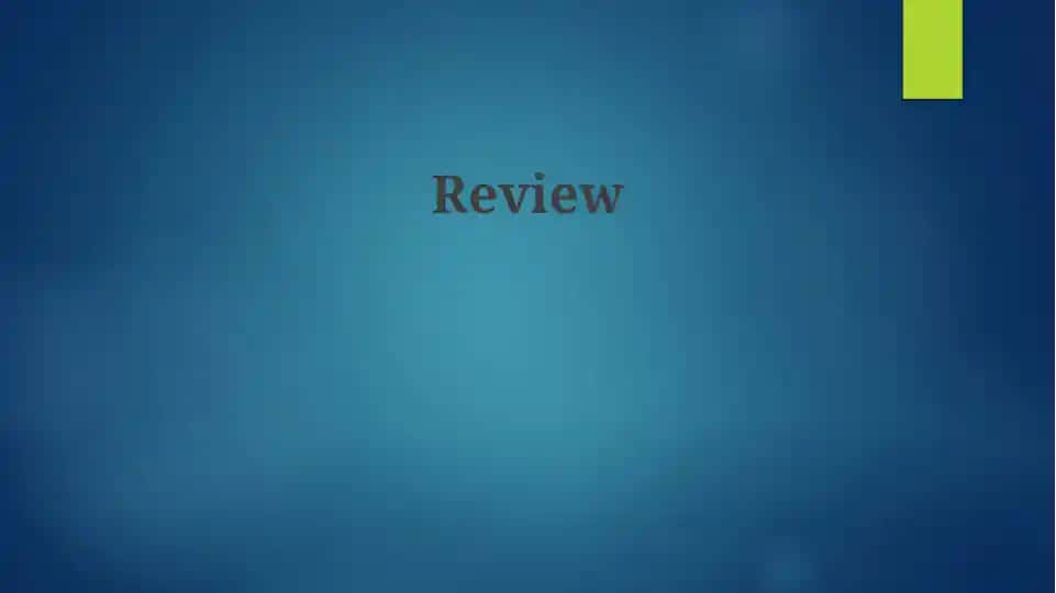 The Power of Review
