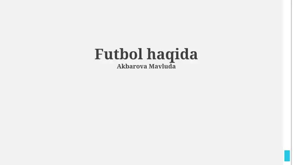 Futbolning tarixi