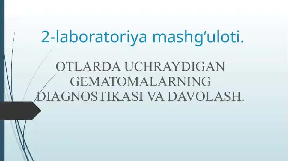 OTLARDA UCHRAYDIGAN GEMATOMALARNING DIAGNOSTIKASI VA DAVOLASH