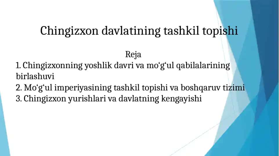 Chingizxondavlatiningtashkiltopishi