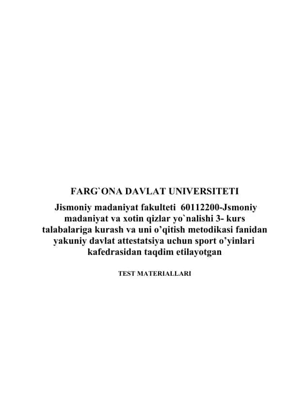 Test materiallari