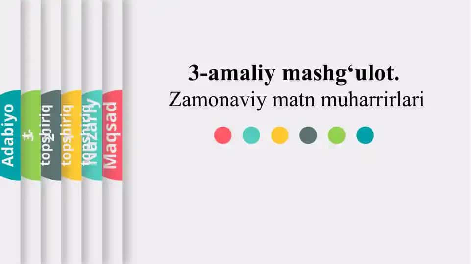 Zamonaviy matn muharrirlari