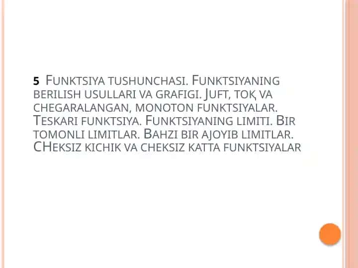 Funktsiya tushunchasi