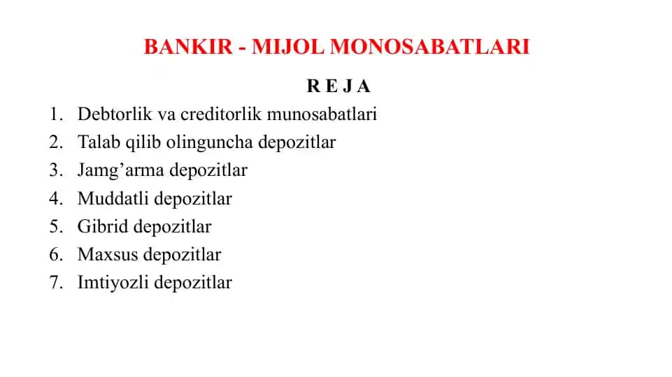 BANKIR - MIJOL MONOSABATLARI