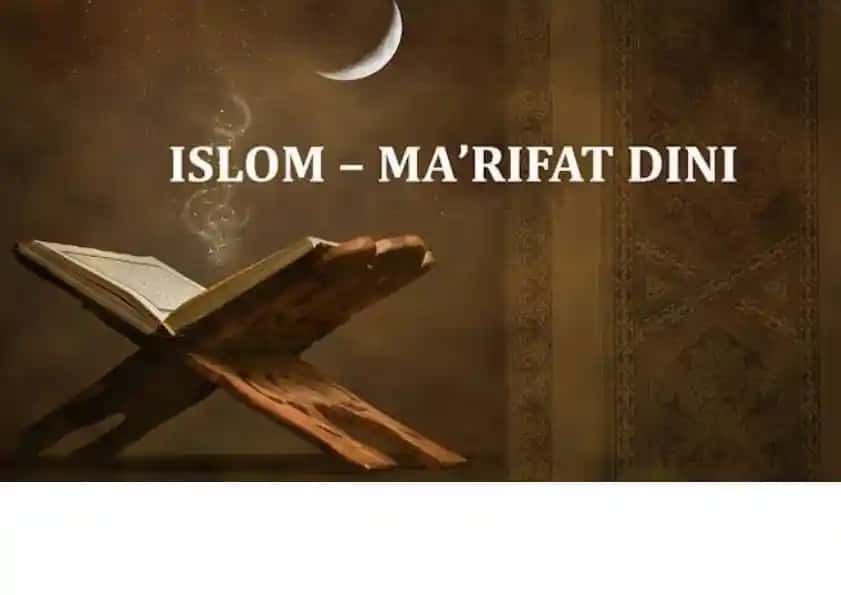 ISLOM — MA’RIFAT DINI